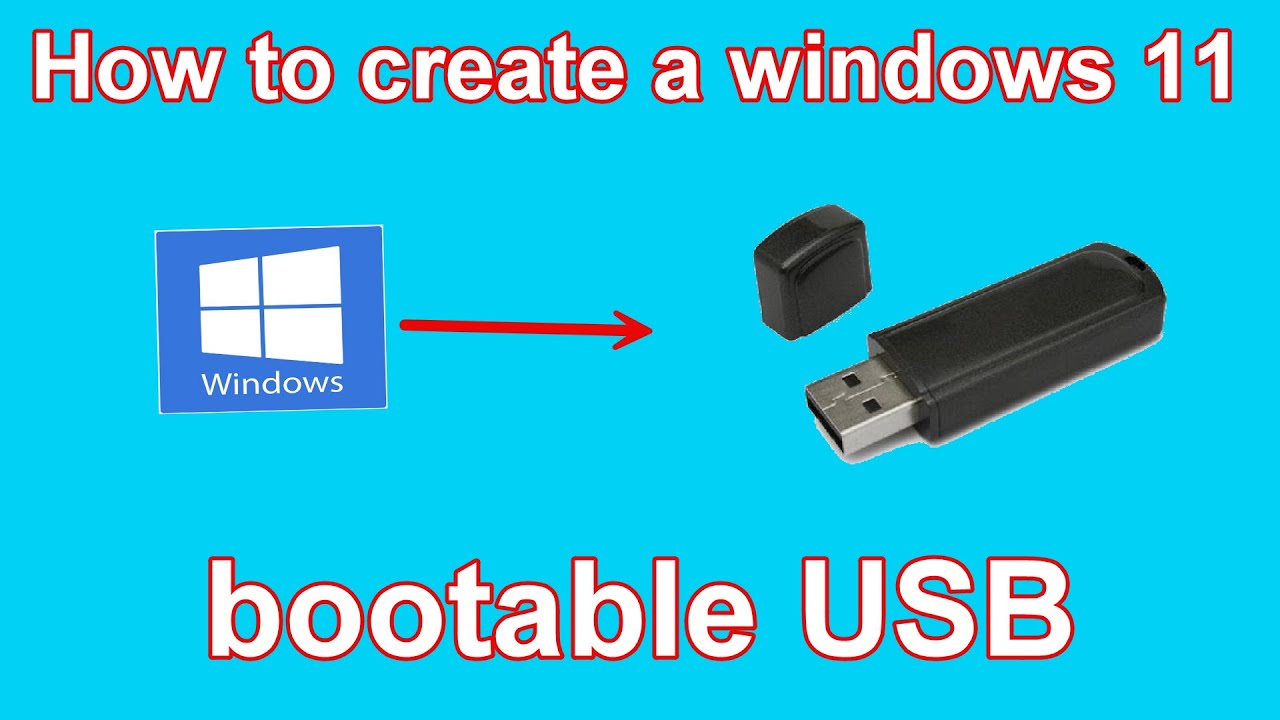 How to create a bootable USB for windows 11 - YouTube