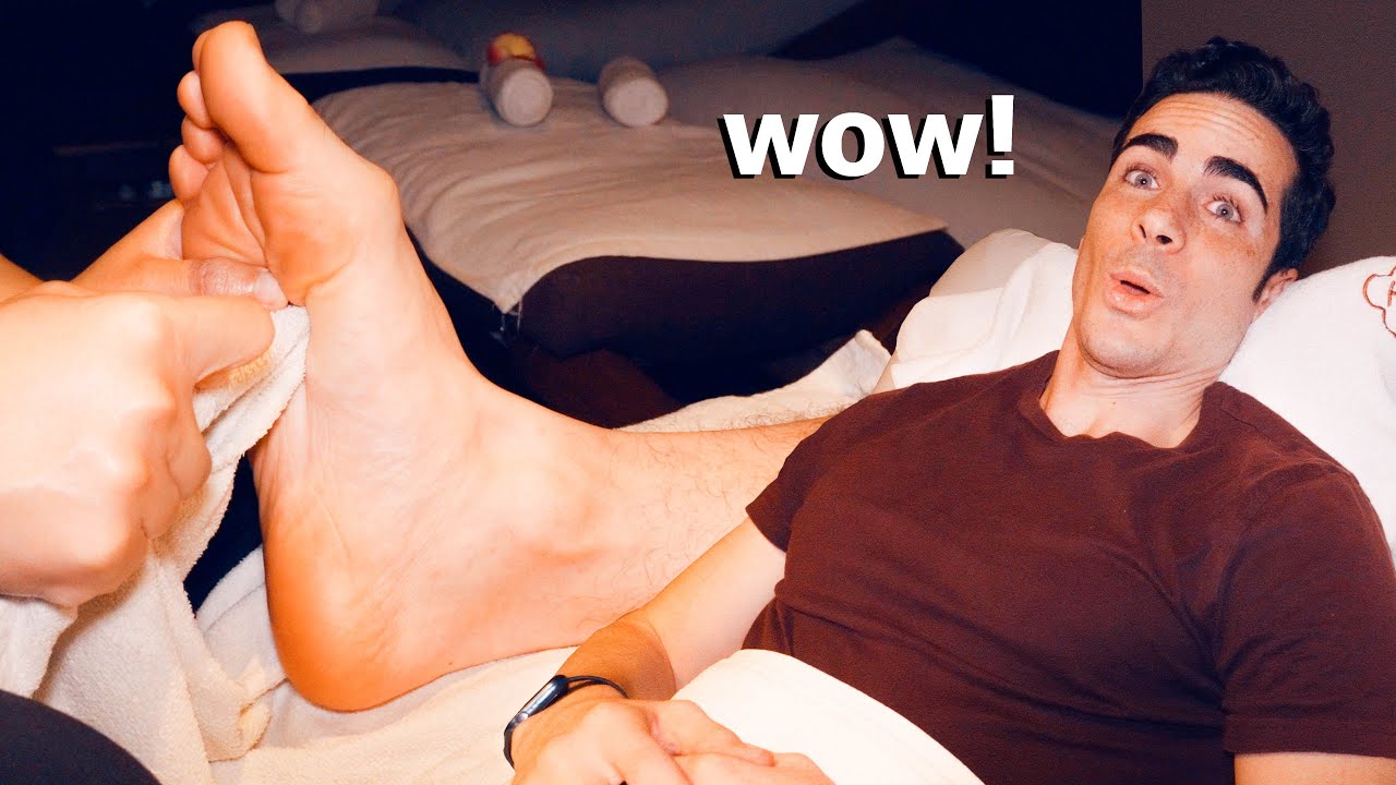 АСМР: Я попробовал ТАЙСКИЙ МАССАЖ ступней акупрессурными палочками!