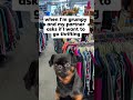 When You're Grumpy but Thrifting Fixes Everything 🐶🛍️ #bygonebuys #saleseeker