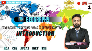 World Geography || Earth & Systems -1 || NDA CDS AFCAT Airforce INET || Learn with Sumit