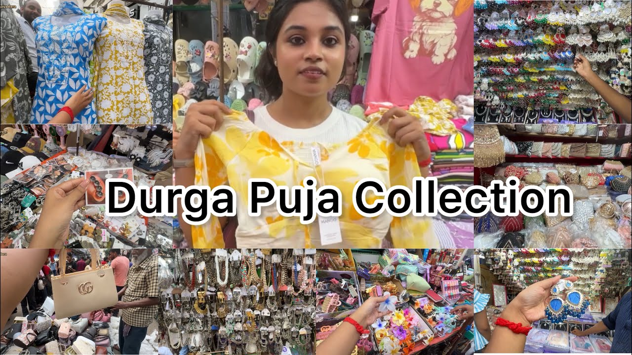 New Market Exclusive Durga Puja Collection 2025 |  Esplanade Pujo Shopping | 🛍️