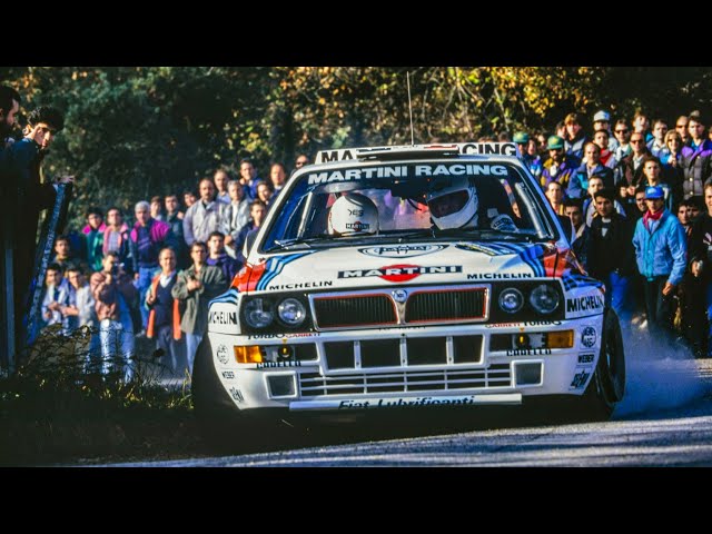 Lancia Delta Evolutions - with pure engine sounds class=