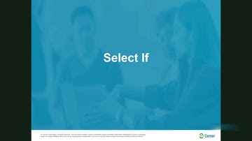 Select If Syntax CCL Explain