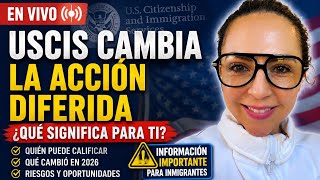 ¿Peligra la Acción Diferida en Visa U? USICS Anuncia Nueva Política de Acción Diferida