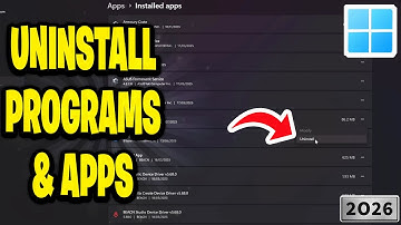 How To Uninstall Programs and Apps in Windows 11 - 2026
