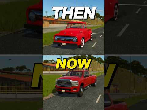 THEN vs NOW 🤯🚜 Pt12 #fs25 #farmingsimulator25 #automobile #farming #gaming #games #tractor #farm