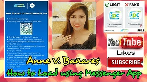 How to Load Using Messenger Apps and link to your TPC Registered Mobile Number