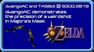 Majora's Mask may have very few frames per second but it enables Weirdshot fun (TASBot at SGDQ 2019)