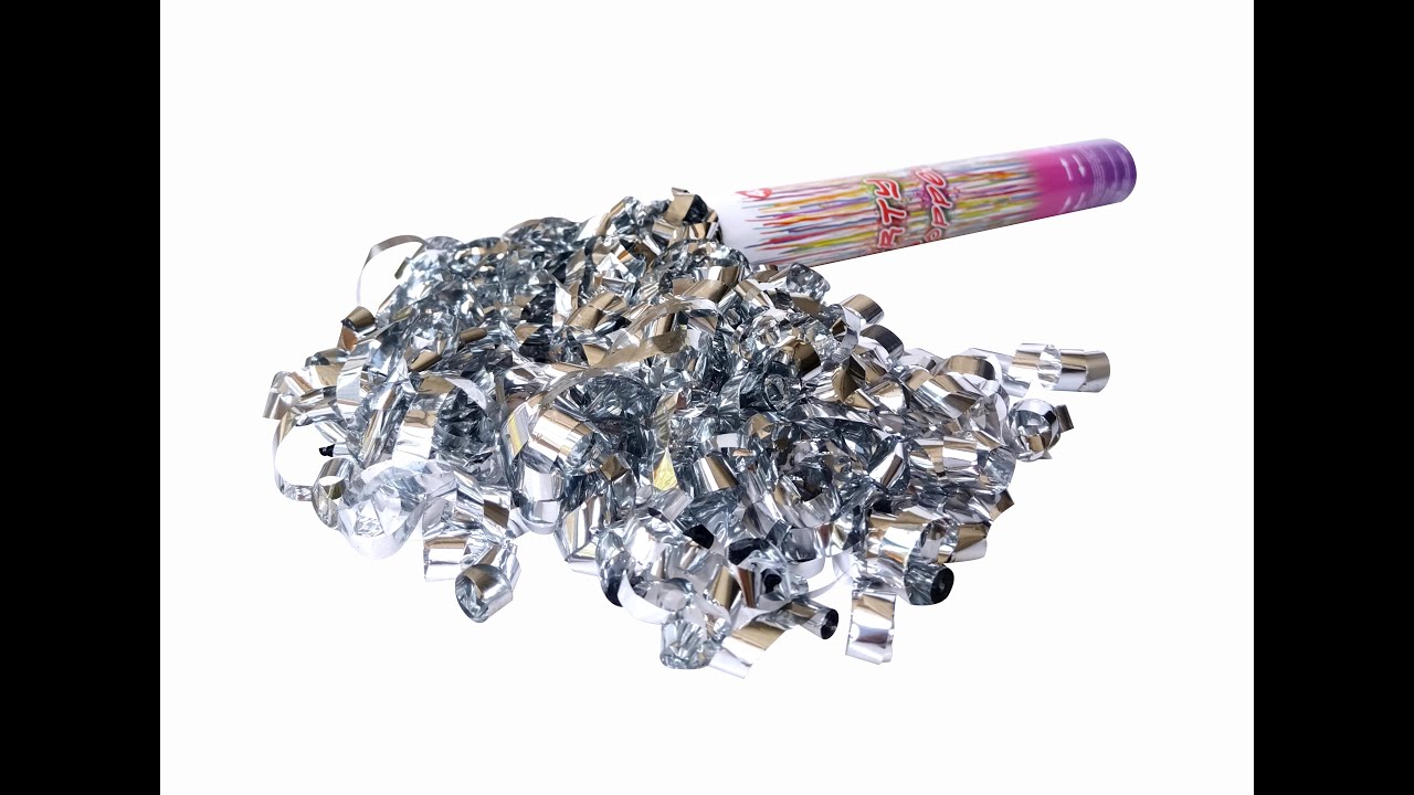 SC3007 銀色長鋁條-30公分氣壓式彩帶