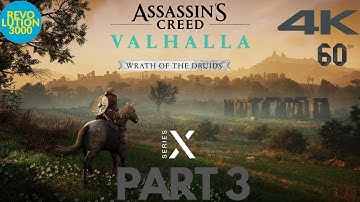AC Valhalla Wrath of The Druids Part 3 - Snaring Thorstein - [4k 60FPS XSX] - (NO COMMENTARY)