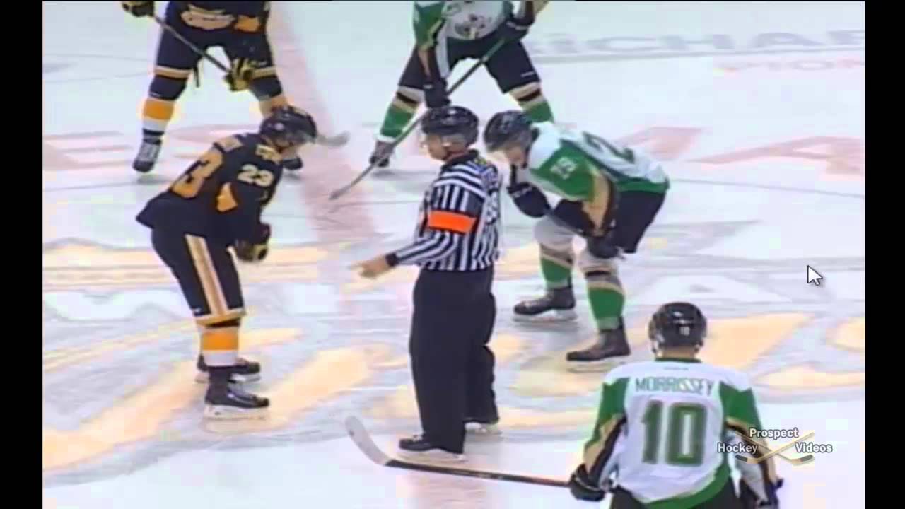 Leon Draisaitl of the Prince Albert Raiders passes the puck during