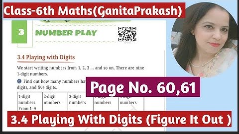 Ncert Class -6th Maths Ganita Prakash Chapter -3 | Number play | 3.4 Figure It out