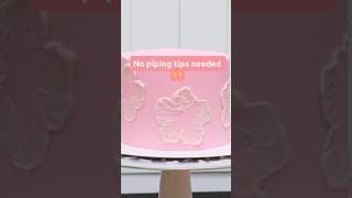 No piping tips? No problem! #cakedecorating #buttercream #buttercreamflowers #caketutorial