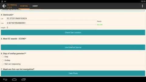 Instructie: Een nieuw datapunt aanmaken Oostpolder instructie Akvo FLOW + Caddisfly
