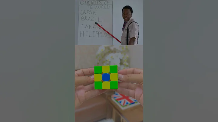 Japan Brazil Canada Philippines Flags with Rubik’s Cube #shorts #rubikscube