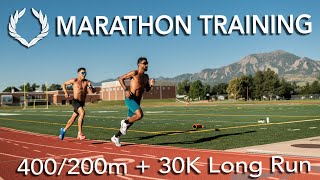 BUILD UP TO BERLIN E01 | Marathon Training In Boulder | Track Workout + Long Run | ft. Daniel Chaves