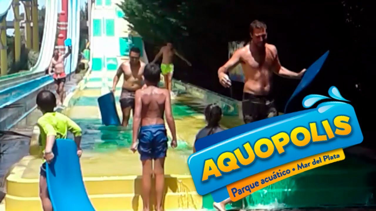 Aquopolis - Parque Acuático Mar del Plata - Un paseo Familiar. - YouTube