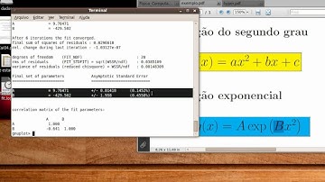Usando o Gnuplot para ajustar curvas (fit)