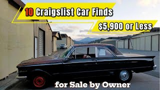 10 Hidden Gems! Craigslist Classic Cars | for Sale by Owner Under $6,000!