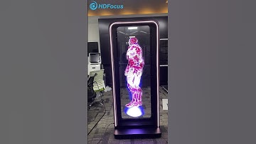 1*3 3D Hologram Fan Splicing Cabinet  #HDFocus # #3dhologramfan #cabinet