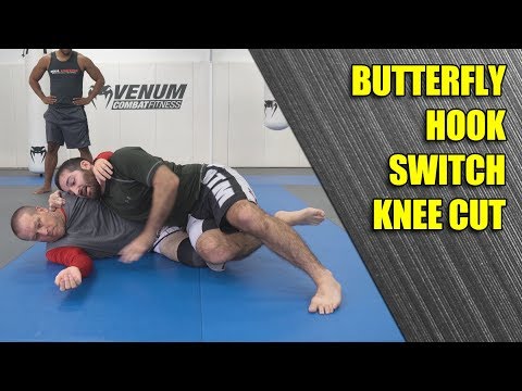 Butterfly Guard Hook Switch to Knee Cut