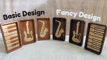 Making Wooden Trays With Metal Inlays On The CNC