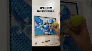 Perler Bead Art #squirtle #pokemon #timelapse
