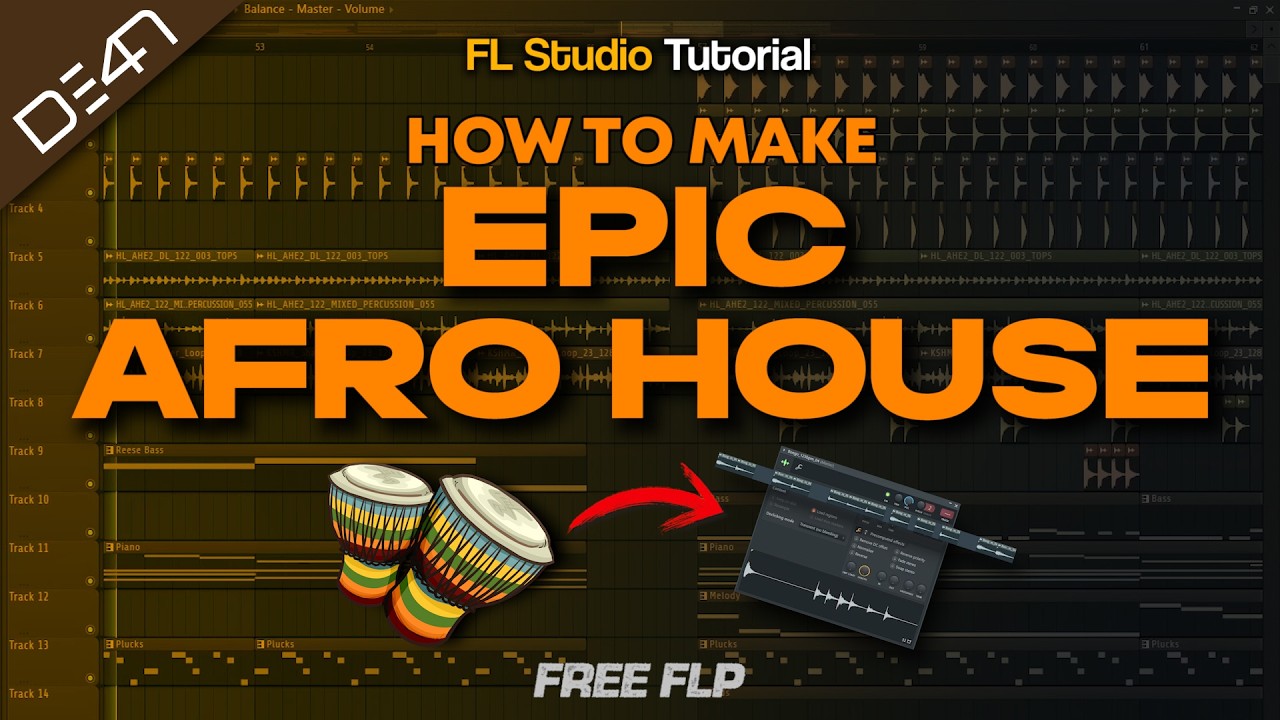 HOW TO MAKE EPIC AFRO HOUSE - FL Studio Tutorial (+FREE FLP) - YouTube