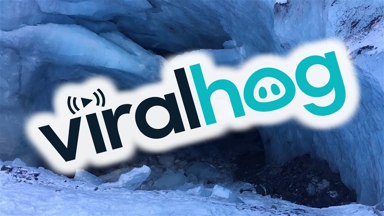 Ice Cave Collapse || ViralHog