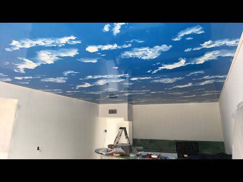 Stretch Ceiling Light Installation