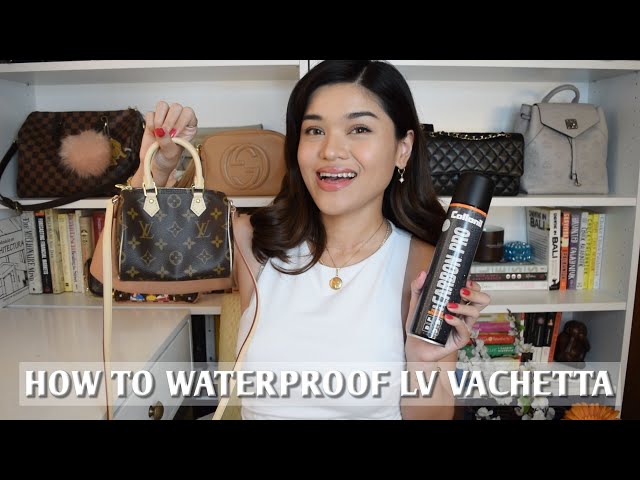 HOW TO WATERPROOF AND PROTECT YOUR LOUIS VUITTON VACHETTA LEATHER WITH  COLLONIL CARBON PRO 