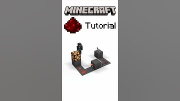 Minecraft micro Redstone Tutorial Part 1 NOT Gate