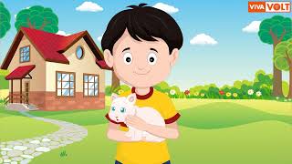 I Love Little Pussy Rhyme for Kids | English Poem for Kids | Nursery Rhymes