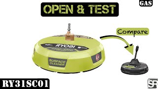 Ryobi 15 in. 3300 PSI Surface Cleaner for Gas Pressure Washer  RY31SC01 Open, Test, Compare!