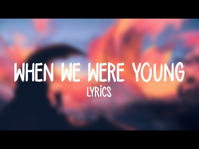 Lost Kings - When We Were Young (Lyrics / Lyric Video) ft. Norma Jean Martine class=