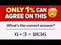 ONLY 1% CAN AGREE ON THIS 🤯 | 3 Different Answers?! #MathPuzzle #BrainTeaser
