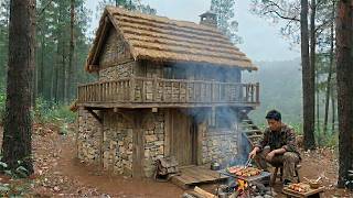 Broke and Alone, He Spent 15 Days Building the Cheapest House in the Wilderness