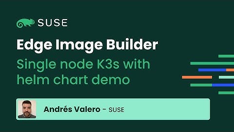 Custom K3s deployments with Edge Image Builder