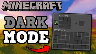 How To Get Dark Mode Texture Pack for Minecraft! (Default Dark Mode)