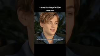 Leonardo DiCaprio 1996     interview #shorts