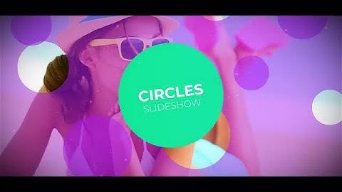 Circles Slideshow After Effects Templates