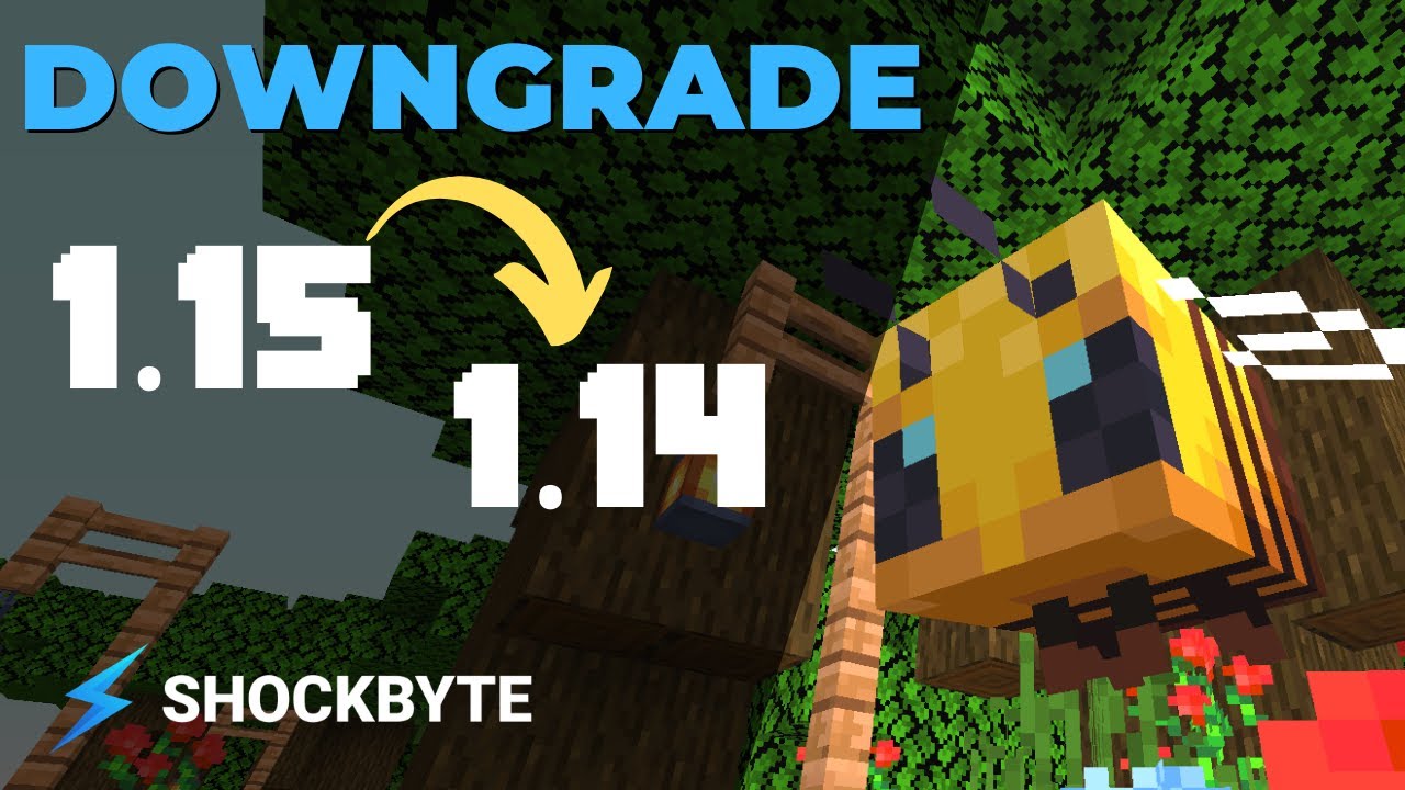 How To Downgrade Minecraft 1 15 To 1 12 2 To Play On Java Edition Servers Youtube