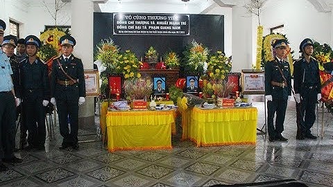 Thương tiếc tiễn đưa 2 phi công vụ rơi máy bay SU 22 về đất mẹ