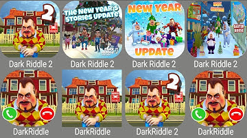 Dark Riddle 2 Full Chapter 5 Christmas vs Dark Riddle Update 22.1.1 Gameplay Walkthrough