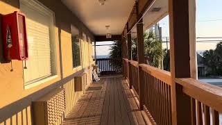 Looking at the beach from the second floor 4/24/24