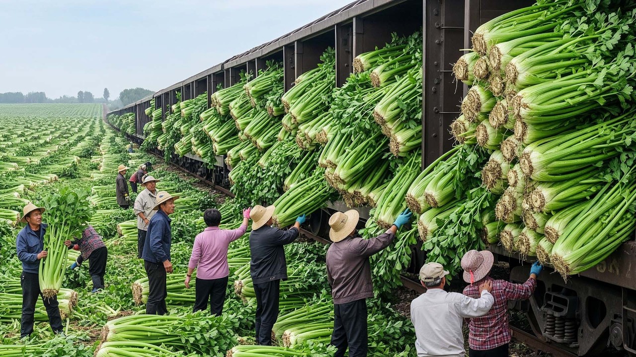 Começa a Colheita de 2026 na China 💥 Milhares de Toneladas de Alimentos Colhidos por Hora