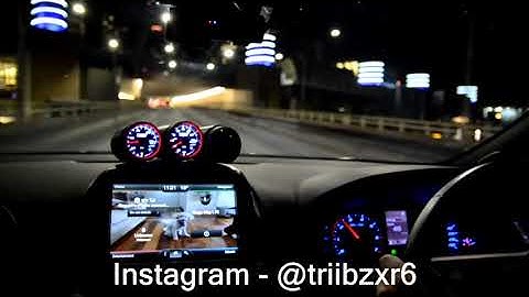 FGX XR6 Turbo Insane screamer pipe (external wastegate) Through a tunnel