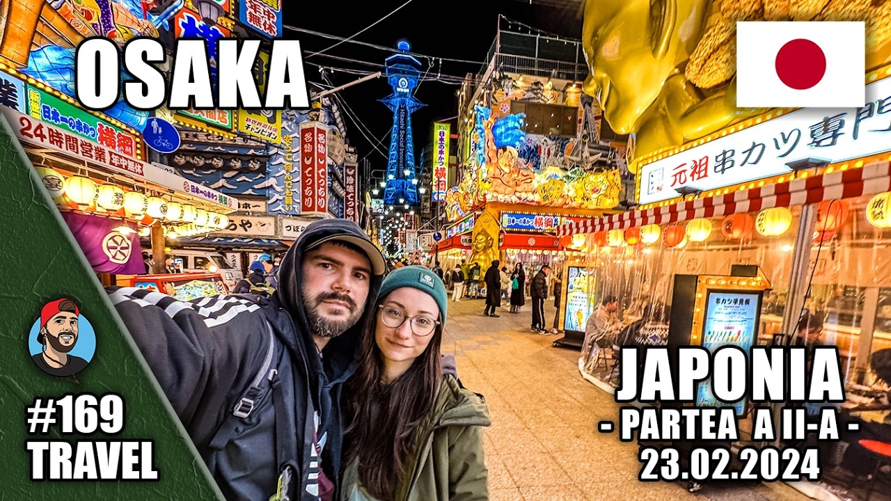 Osaka - Am mâncat Okonomiyaki și ne-au dat jos din turn | Travel#169