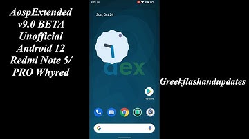 AospExtended v9.0 BETA Unofficial Android 12 Redmi Note 5/PRO Whyred