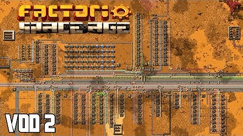 Oil Processing For the First Time | Factorio Space Age - VOD 2